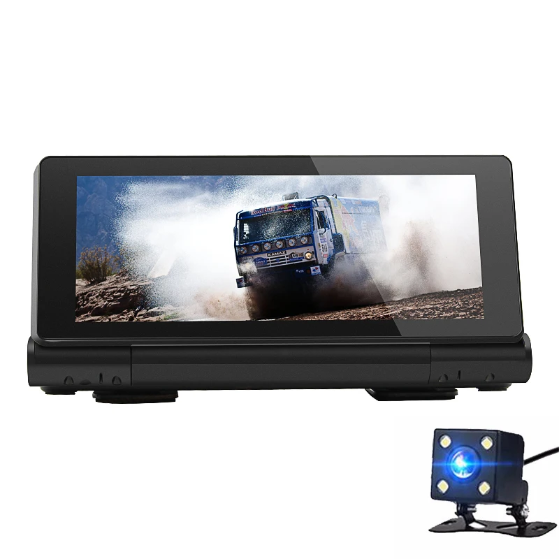 7 &quotавтомобильный видеорегистратор 4G dashcam Android Зеркало DVR GPS навигация ADAS Full HD 1080P