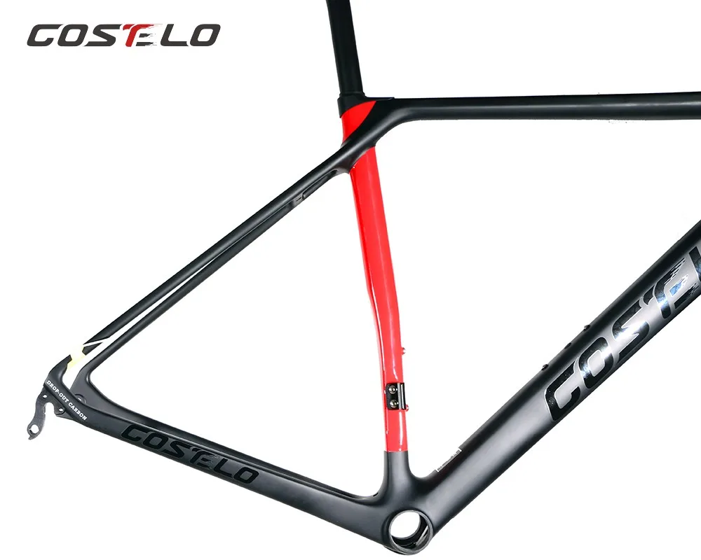 Clearance COSTELO carbon road bike frame,fork headset clamp, seatpost Carbon Road bicycle Frame 880g SLX  free shipping 10