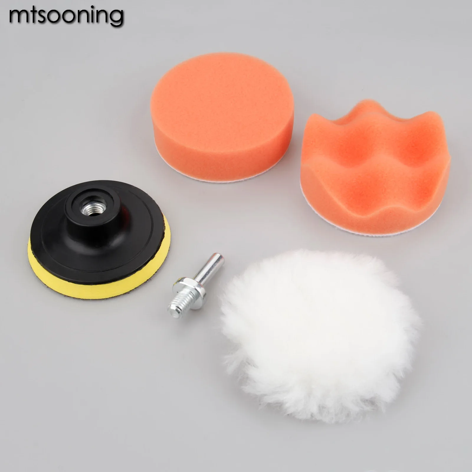 5Pcs 4" Car Polishing Buffer Pad Kit Tool For Auto Polisher Buffer Pad