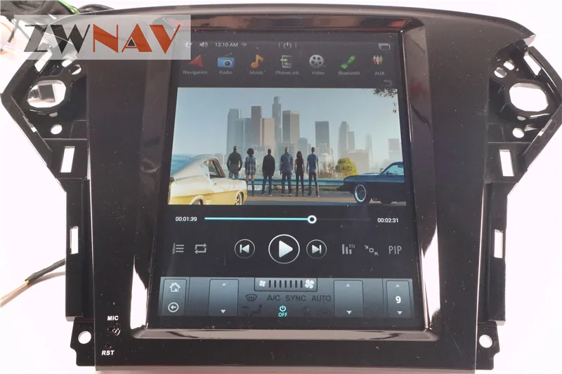 Clearance ZWNVA Tesla style Screen Android 7.1 RAM 2GB ROM 64GB Car Player GPS Navigation Radio Screen For Ford Mondeo MK4 2007-2012 21