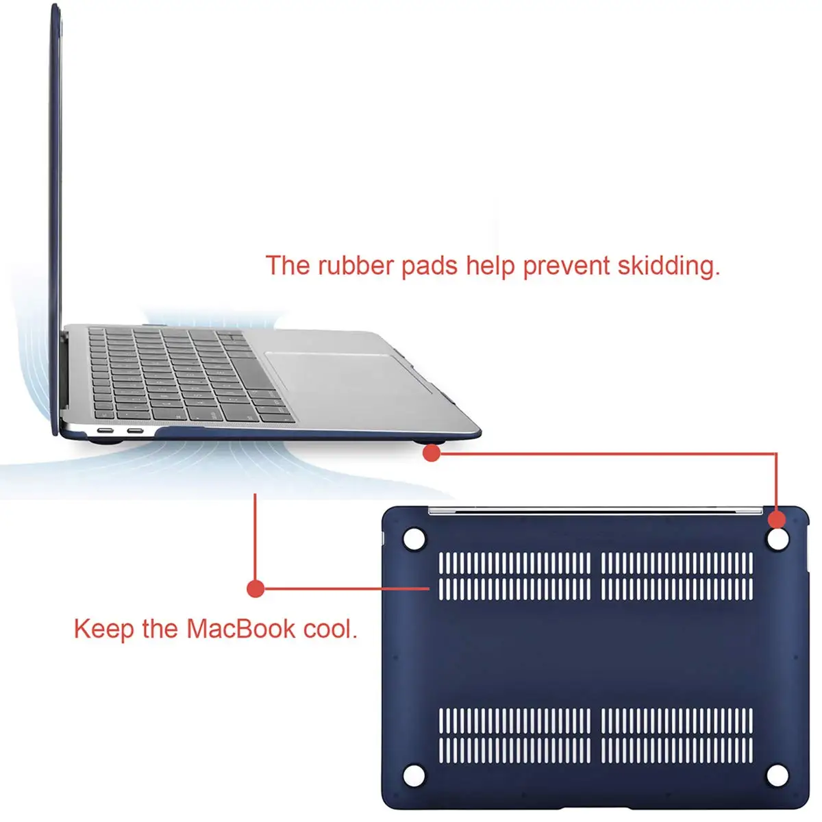 Матовый чехол для ноутбука Cvoer + клавиатуры 2018 Новый Apple Macbook 13 Air с Retina Touch ID модель