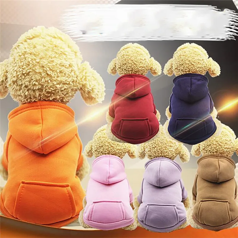 Fashion winter Dog Coats Pet Puppy Hoodied Sweatshirts Dog Clothes Costume Jacket Clothes New arrival XS-XXL #4n06 (6)