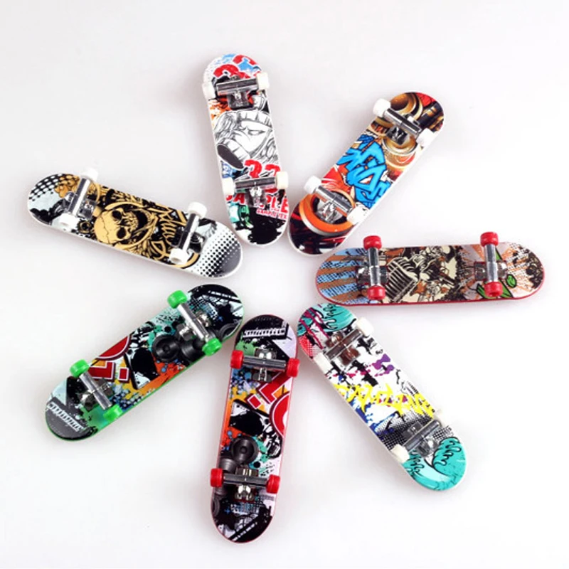 5pcs/lot Finger Skateboard Deck Mini Board Tech Boys Games Adult Novelty Children Toy