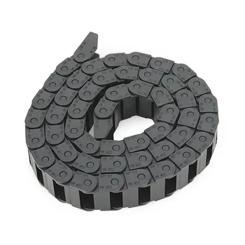 

SULEVE 1pc 10 x 20mm Plastic Cable Drag Chain Wire Carrier Length 1000mm For CNC Router Machine Brand New