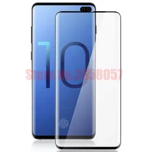 10 шт./лот 3D полный обложки защитный закаленное стекло экрана для samsung galaxy S10 плюс облегченное закаленное стекло Защита экрана