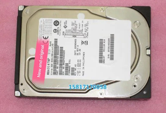

100%New In box 1 year warranty MBA3147NP 146GB 147GB 68PIN SCSI 15K Need more angles photos, please contact me