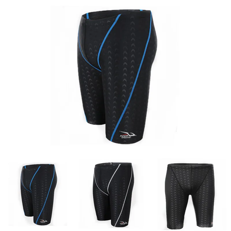 KEEP DIVING Brand Professional Men Competitive Swim Shark Skin Swimwear Swimsuit Waterproof