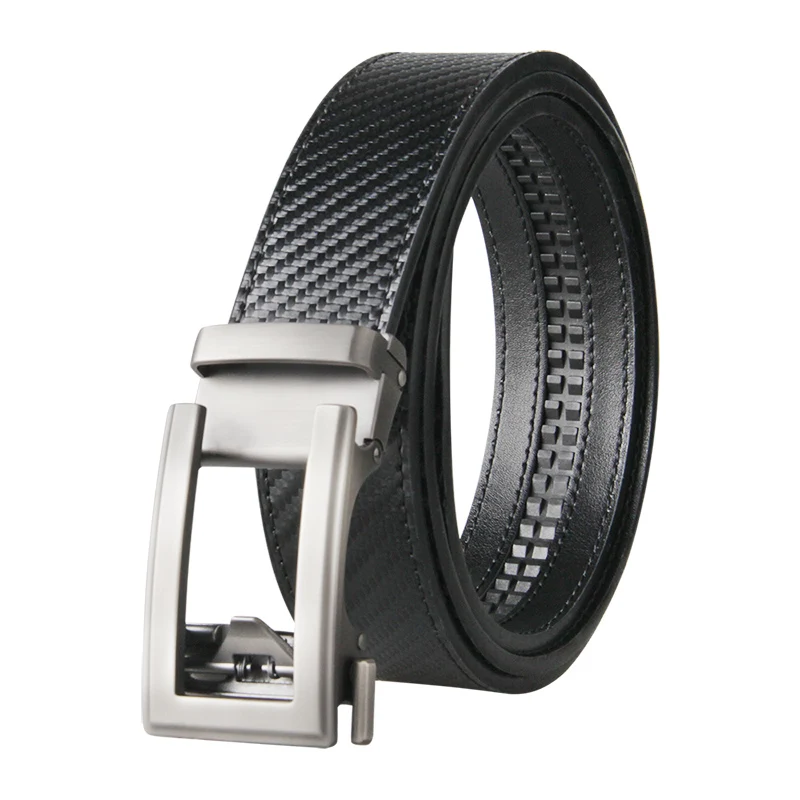 

New Designer Popular Luxury Brand Cowhide Leather Belt Men Black Automatic Buckle Business Casual Belts For Men 3.5 Width