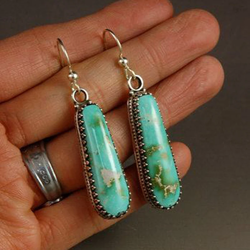 

Large Resin Dangle Earrings 2019 Fashion Boho Indian Ethnic Vintage Dangle Pendant Earring Jewelry For Women Accessories Z5J720