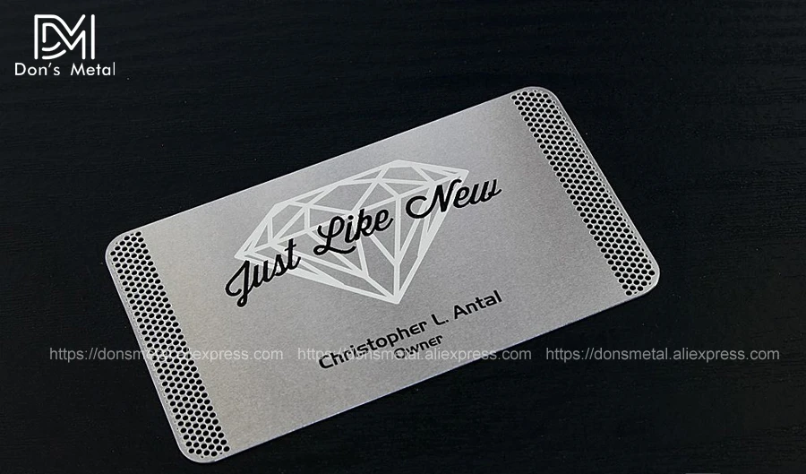 Metal business card metal membership card design production personality stainless steel business card metal card custom 