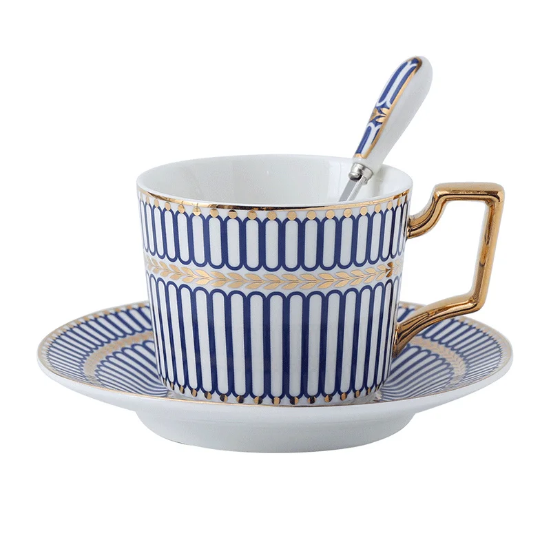 Foraineam Espresso Cups with Saucers and Spoons, 6 oz White Tea Cup Set,  Porcelain Coffee Cup and Sa…See more Foraineam Espresso Cups with Saucers  and