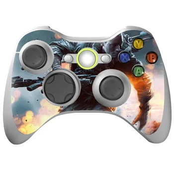 

2PCS/LOT Skin for xbox 360 & xbox 360 slim Sticker Decals Custom Cover Skins Game Accessories Set Decal Stickers