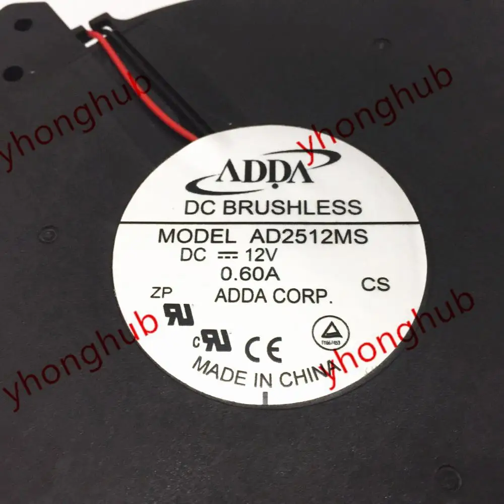 Adda Ad2512ms dc 12v 0.60a Fios 120x120x32 mm Servidor Ventilador de Refrigeração - Imagem 5