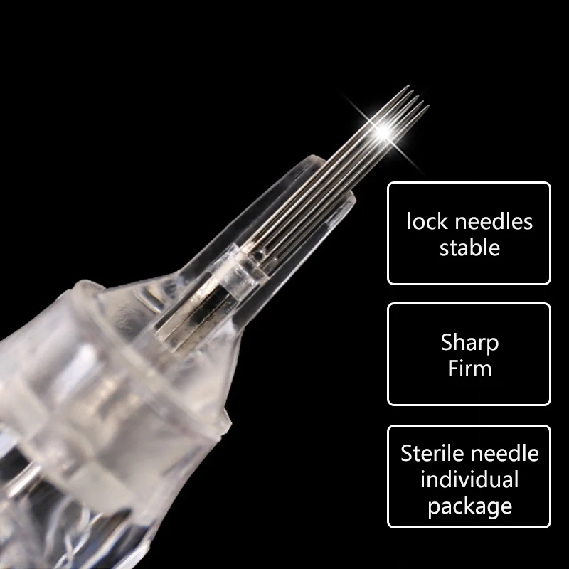 Tattoo  Cartridge Needles Disposable Semi Permanent Makeup Tattoo Cartridge Needle RL Tattoo Gun pen Supplies rl rs
