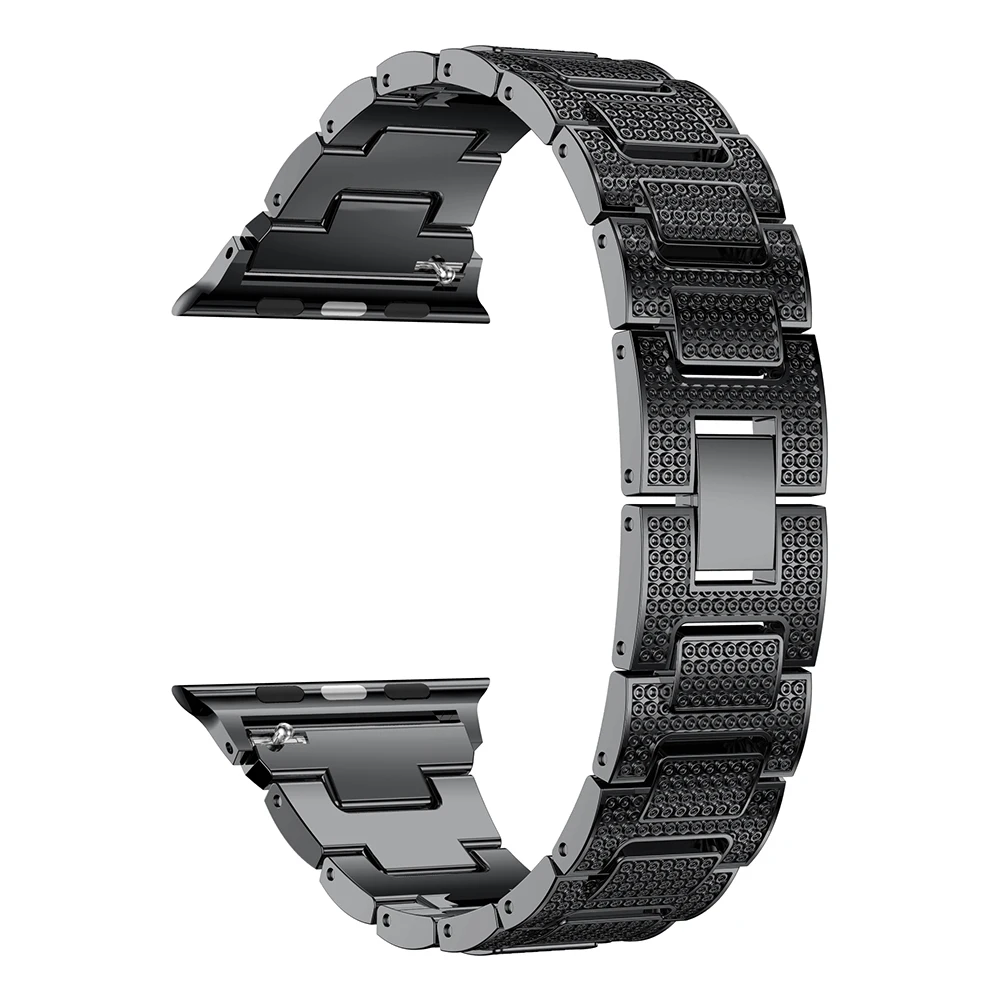 Ремешок для Apple Watch Band 42 мм/38 мм/44 мм/40 мм металлический браслет из нержавеющей