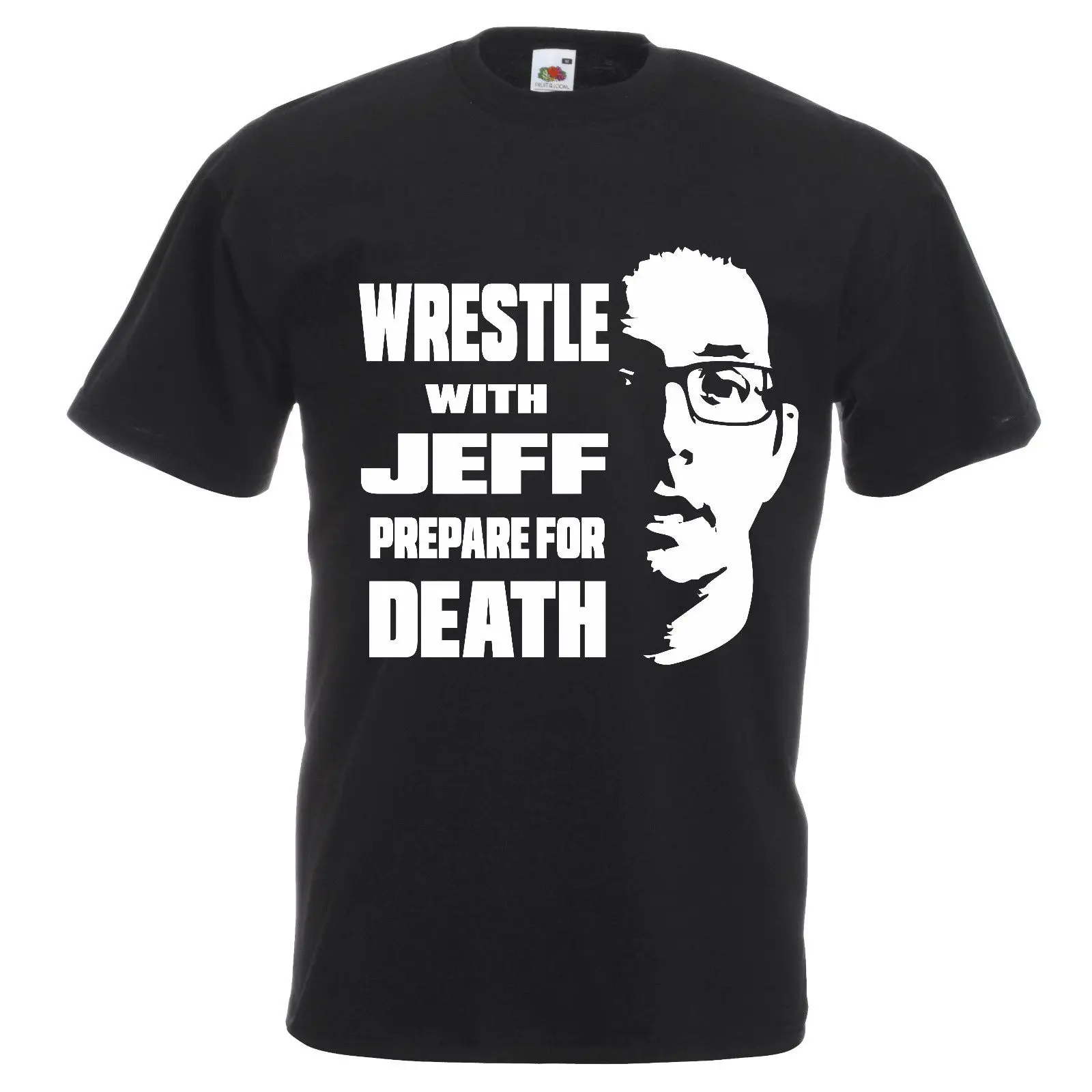 يتصارع مع جيف إعداد ل الموت مضحك الفيروسية ووتش تي شيرت الألعاب اللاعبون على بارد عارضة فخر t قميص الرجال للجنسين الأزياء