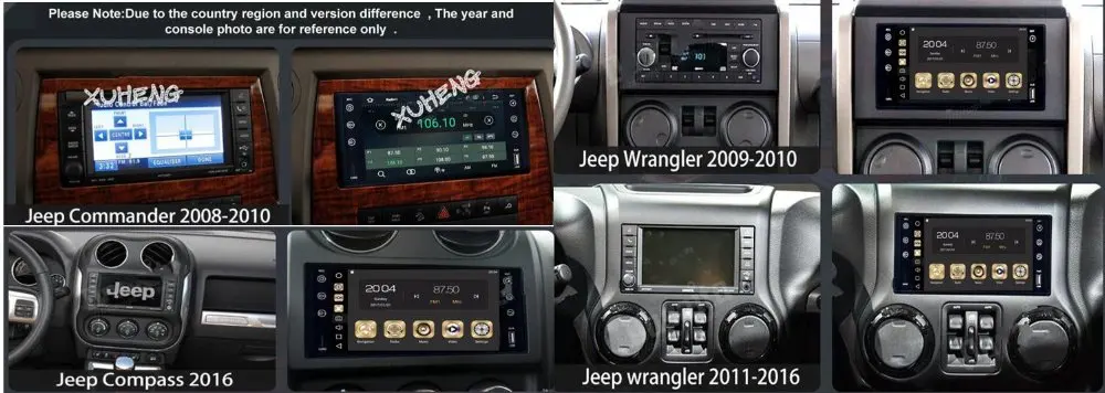 8-core 32g 4GRam " Android 9,0 автомобильная аудиосистема для Jeep Wrangler компасы Commander головное устройство стерео Vedio gps Navi мультимедийное радио