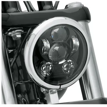 

5-3/4 Inch 45W moto Projector H4 LED Headlight for Harley Davidson Motorcycles
