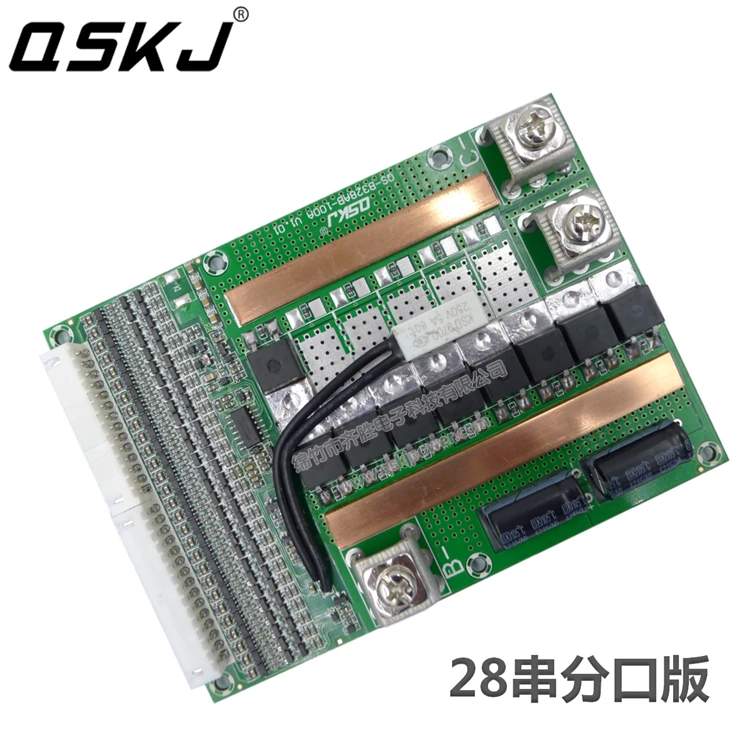 6-28 String 60 V 72 V 84 V 96 V 150A высокотоковая литиевая железная фосфат Защитная плата контроль температуры BMS