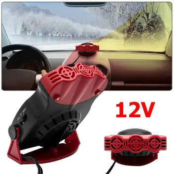 

Portable 150W 12V Ceramic Car Fan Heater Cooler Dryer Defroster Plugin Demister