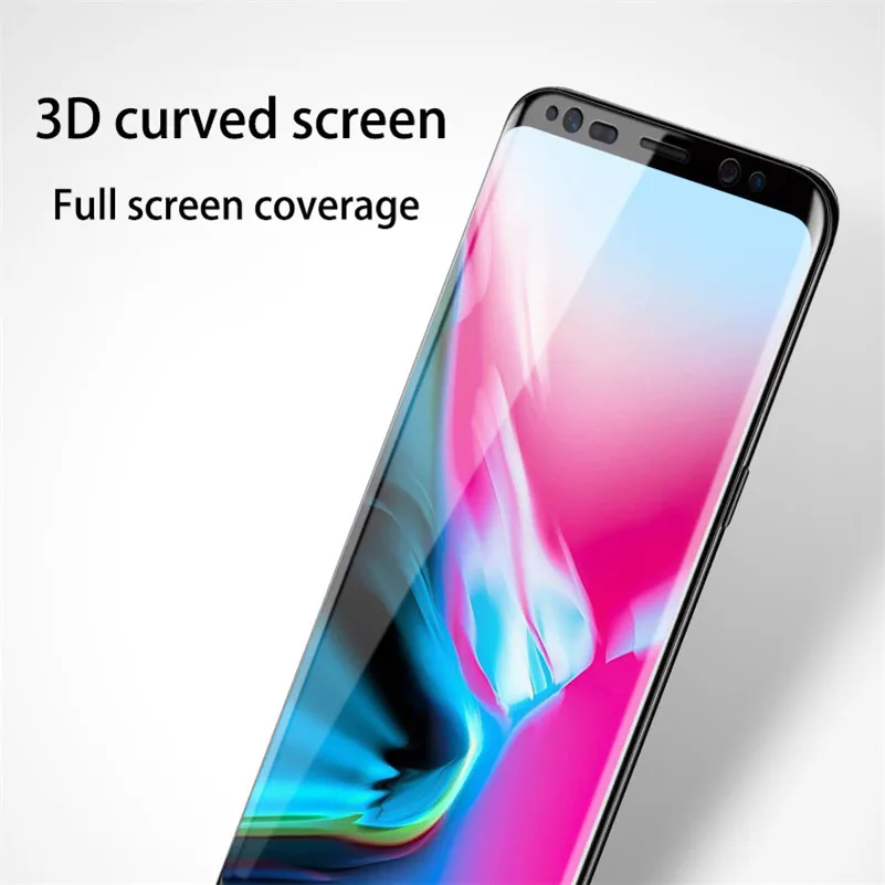 Защитная пленка 5D для Samsung Galaxy S9 + S8 Plus мягкая с полным покрытием Note 9 8 S7 Edge S6 3D