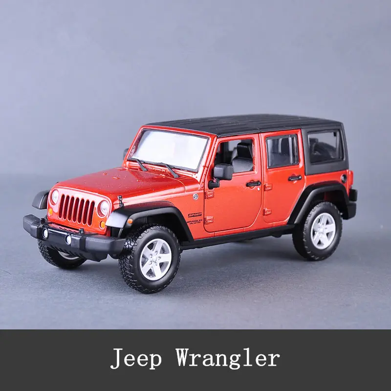 Maisto 1:24 Jeep Wrangler Багги моделирование сплав модель автомобиля ремесла украшения коллекция игрушка инструменты подарок - Цвет: Jeep Wrangler