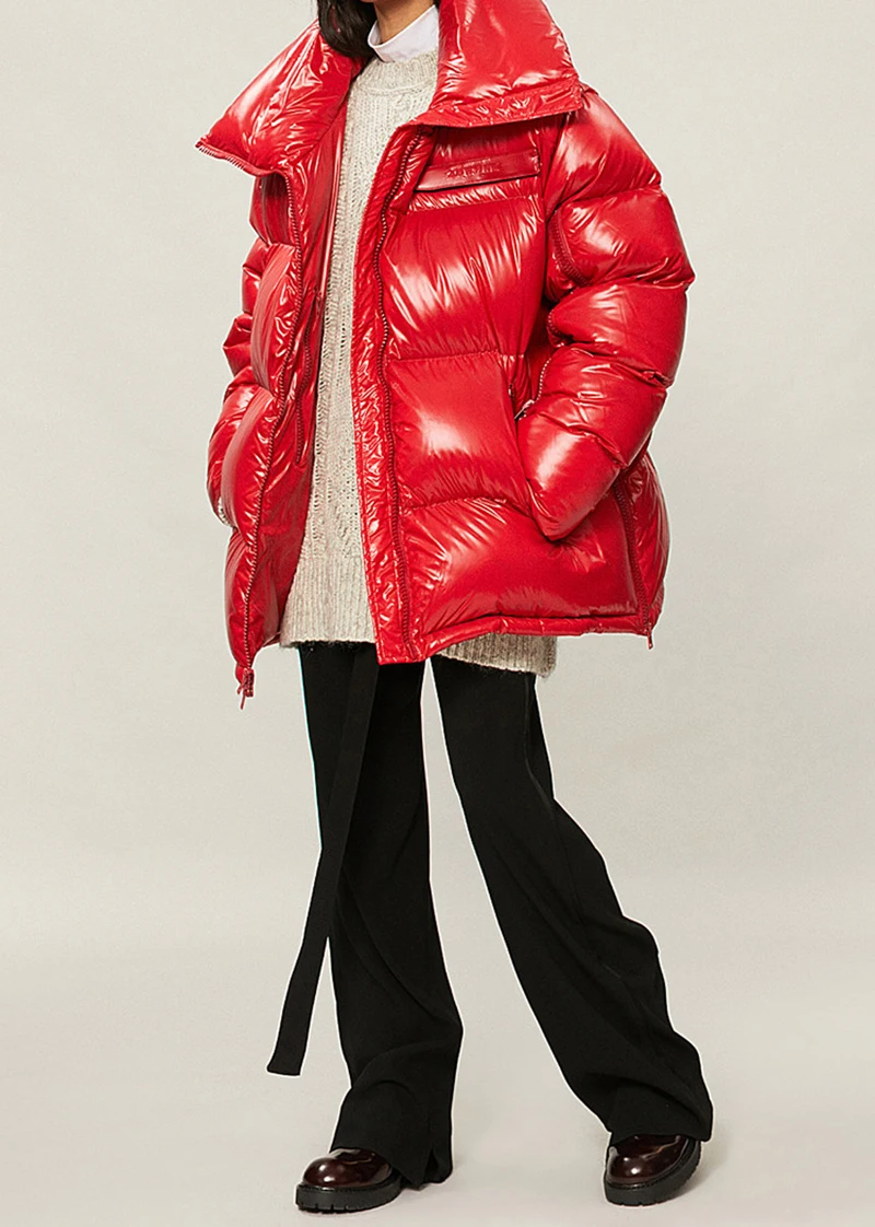 Модная женская пуховая куртка, зимняя куртка, Женская пуховая куртка, хлопковая теплая Толстая парка, Chamarras De Mujer YP2131