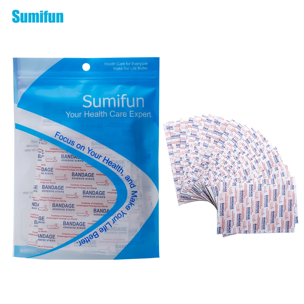 

100 Pcs Band Aid Wound Dressings Sterile Hemostasis Stickers First Aid Bandage Medical Adhesive Plaster Strips Health care Z720