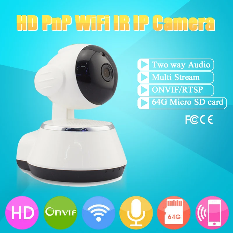 HD 720P Wifi умная IP камера беспроводная домашняя безопасности мини видеонаблюдения