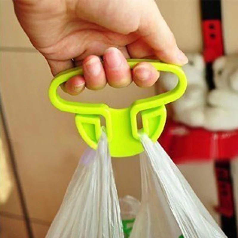 Новинка 1 шт. удобный мешок висит качество держатели сумки для переноски Кухня гаджеты Пластиковые Кухня аксессуары