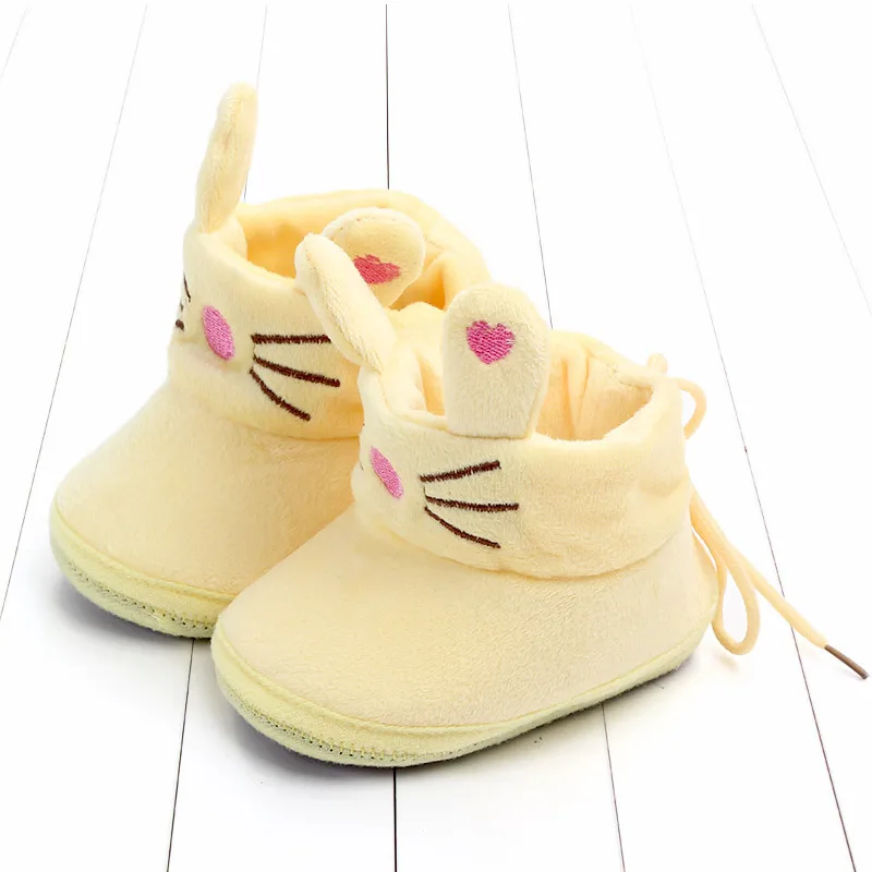 Indoor First Walkers Baby Shoes Cotton Anti-slip Booties Winter Wammer Baby Girl Boy Shoes Newborn Slippers Footwear Booties (28)