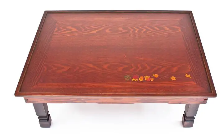 Antique Sofa Center Table Folding Leg Rectangle Living Room Furniture Japanese Korean Center Laptop Wood Console Table Foldable