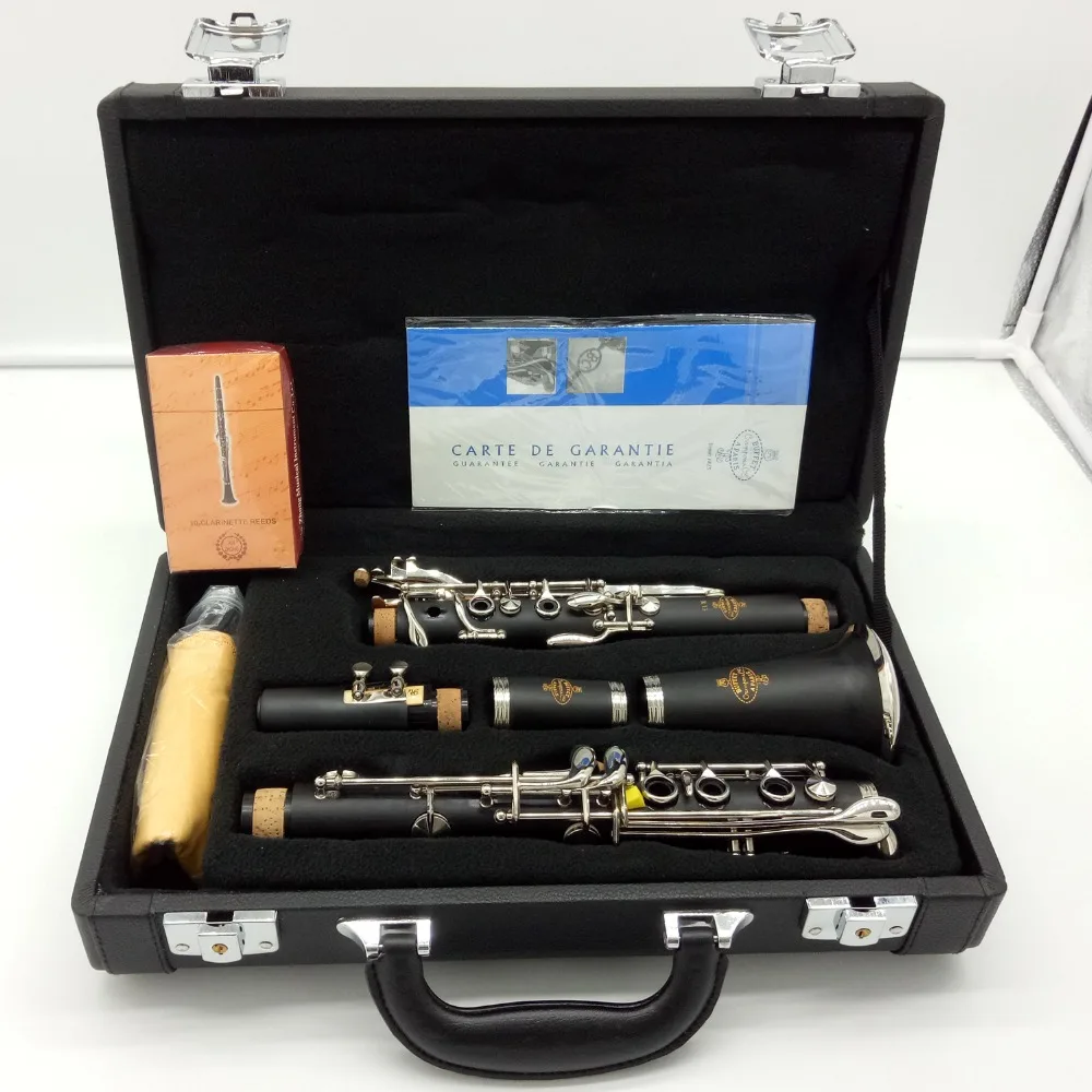 Ebony Blackwood Clarinet R13 Professional A Clarinets Bakelite 17 Keys Musical Instruments Mouthpiece Reeds