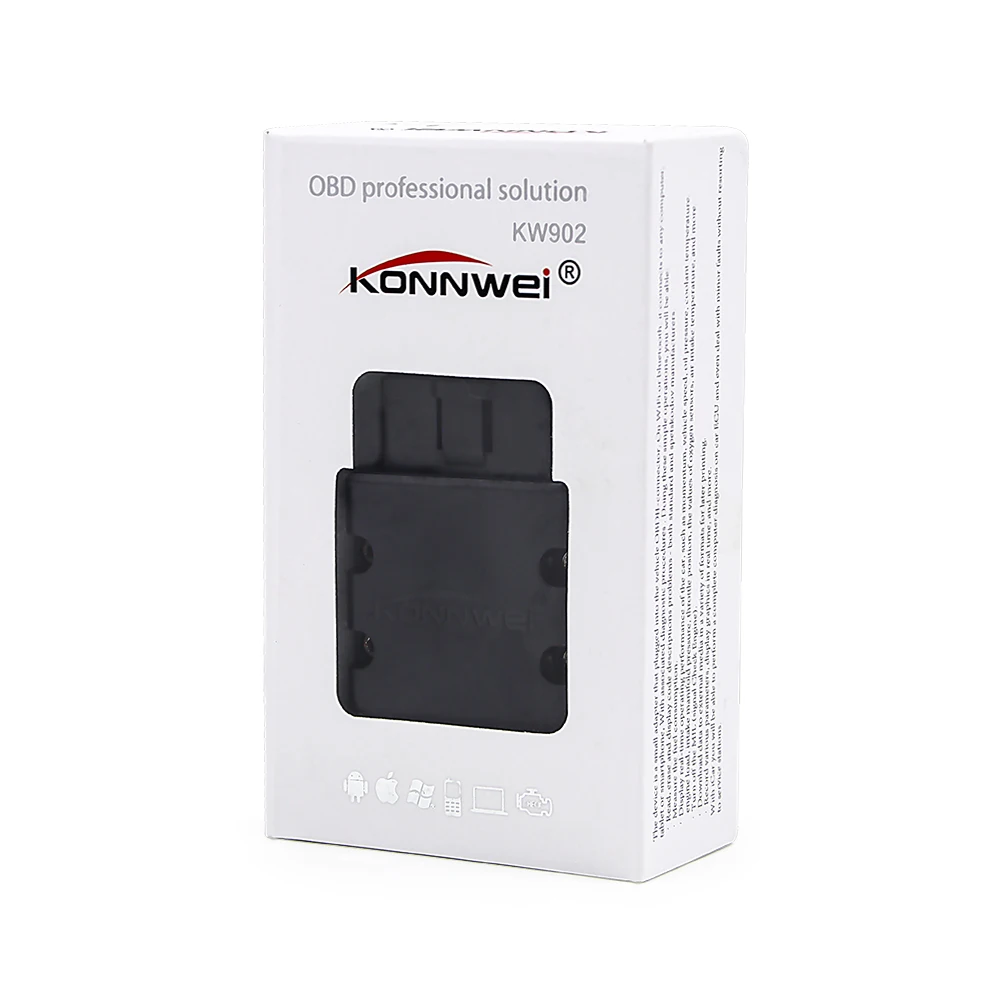 Супер Мини ELM327 obd ii Bluetooth konnwei KW902 автоматический диагностический инструмент ELM 327 wifi считыватель кодов сканирующие Инструменты