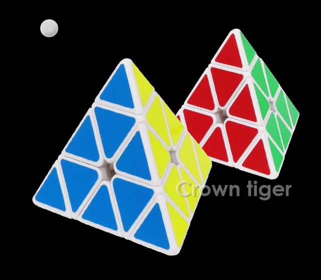 3X3X3 Triangle Pyramid Magic Cube Puzzle cube professional Speed game Cubes fun Educational Toy Gifts For Children Kids 4