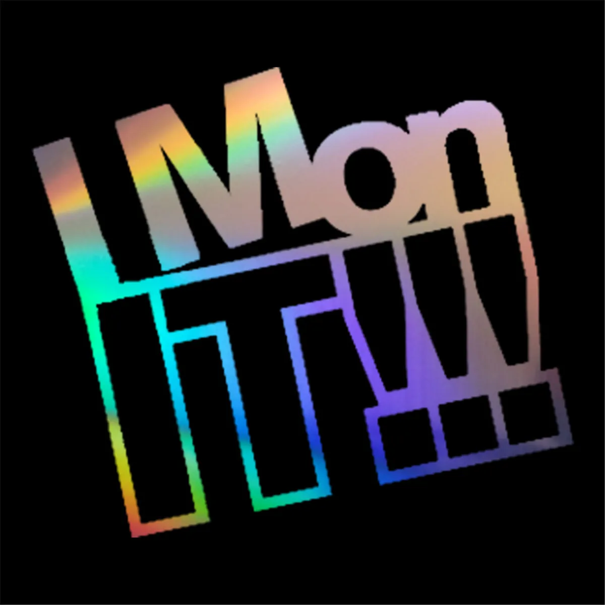 Я на нем наклейка забавная машина окно фургона мотоцикл для стенок бампера