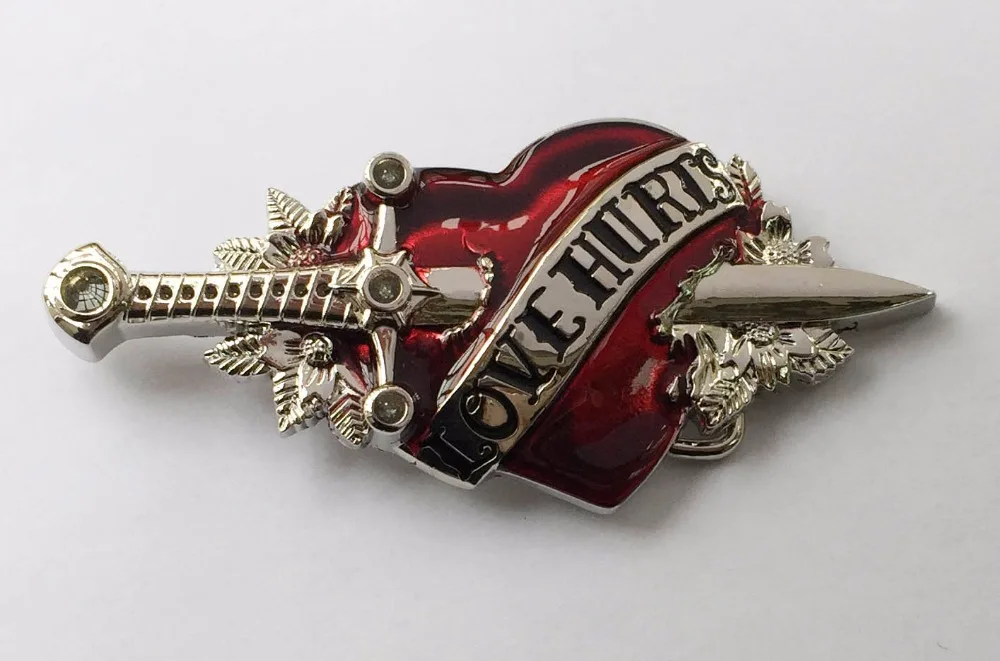 夢中になる汚れの安定したベルトバックルbelt bucklebuckles belt buckleslove hurts AliExpress