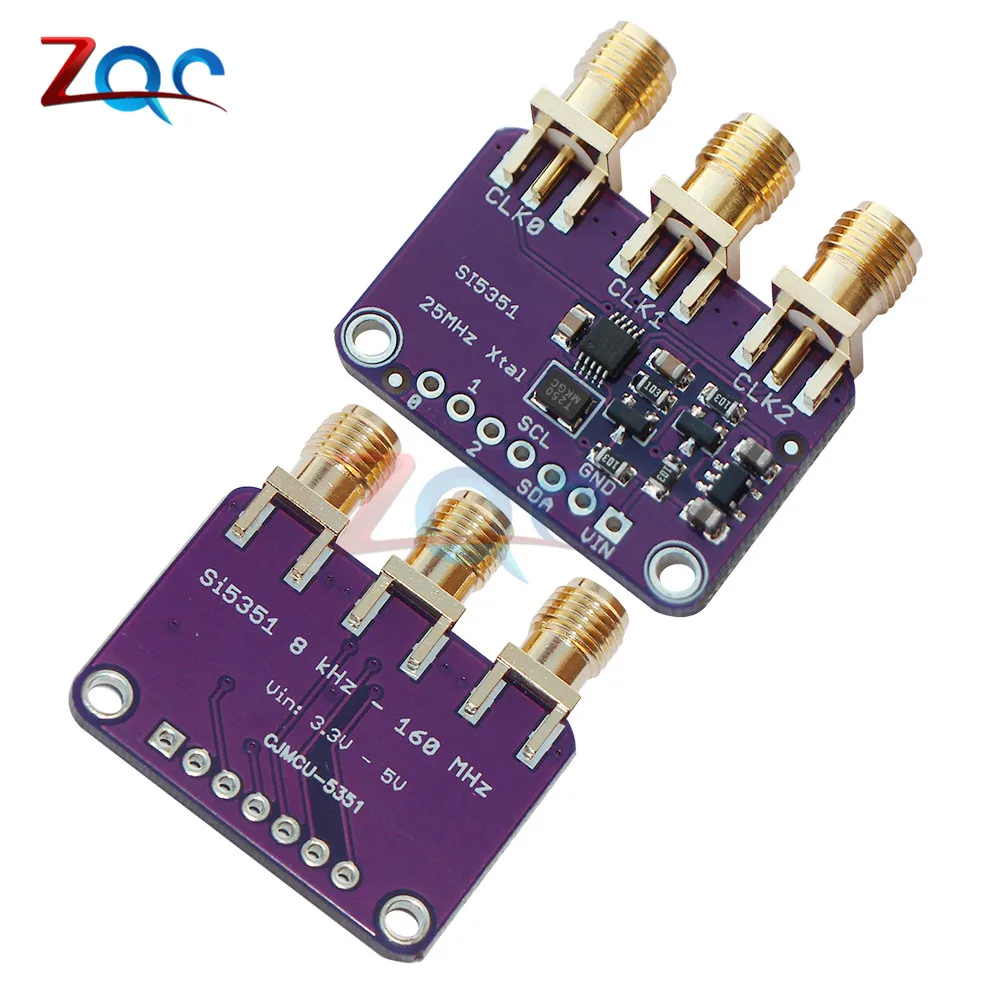 CJMCU-5351 Si5351A Si5351 I2C тактовый генератор коммутационная плата модуль генератор сигналов часы 8 кГц-160 МГц для Arduino DC 3 V-5 V