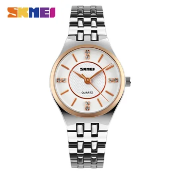 

SKMEI Quartz Wristwatch NEW Ladies Watch Luxury Top Brand Stainless Female Stell Strap Women Watches Waterproof Reloj Mujer 1133
