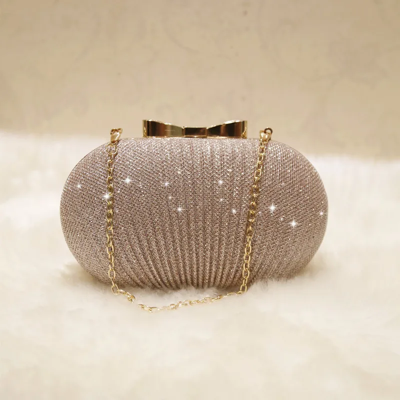 Женские вечерние сумки-клатчи с металлическим дизайном, маленькие вечерние сумочки, сумочки, сумочки для свадьбы - Цвет: Light Gold S