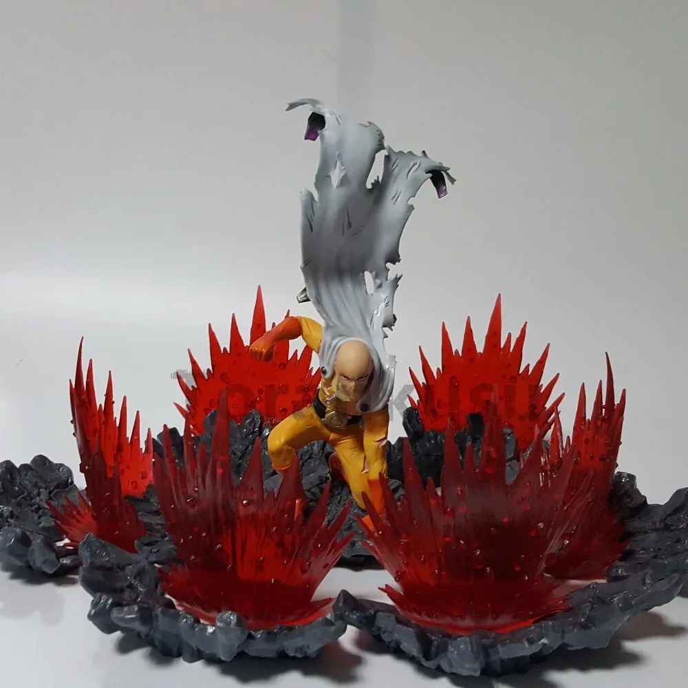 Фигурки One Punch Man Saitama Sensei Power Up сцена Аниме ONE PUNCH MAN фигурка модель игрушка|model toy|action