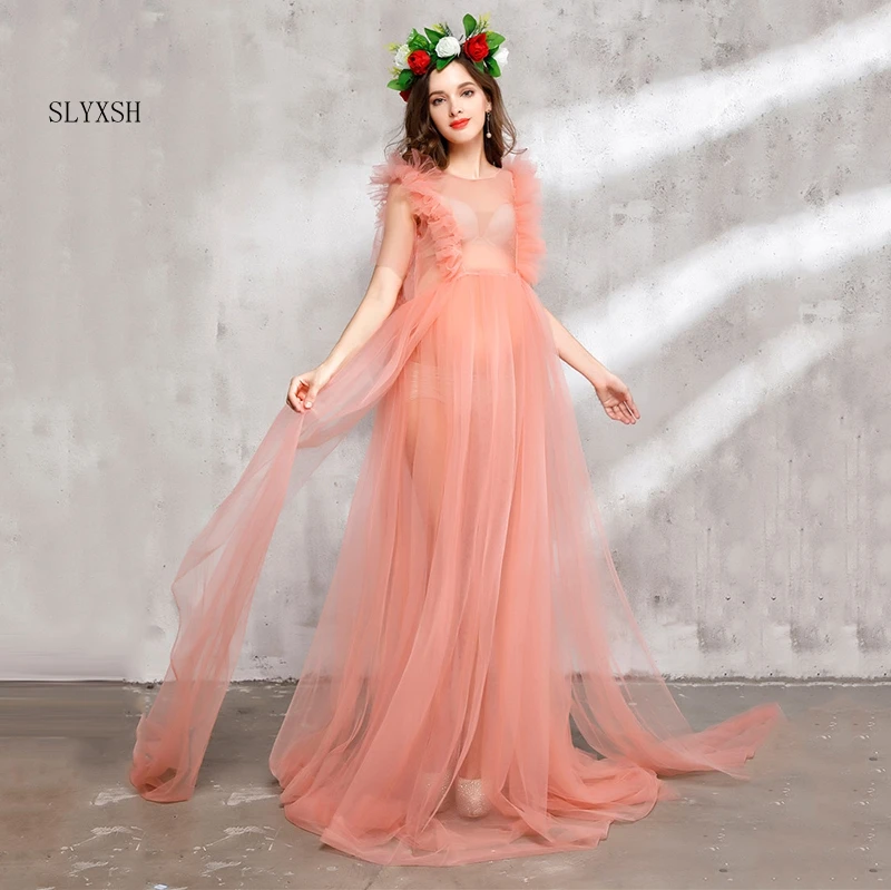 New Maternity Dress For Photo Shooting Boat Neck White Dress Maternty