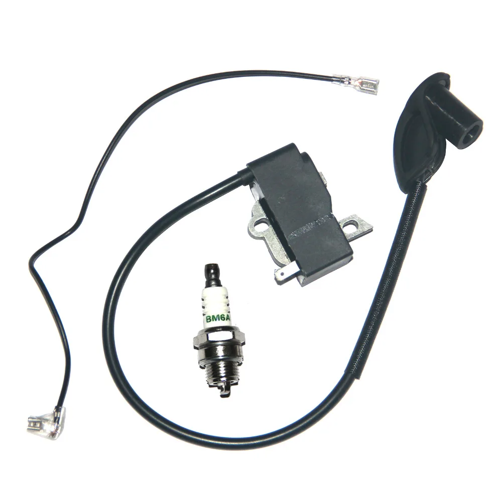 Ignition Coil Module BM6A Spark Plug For Stihl FS120 FS120R FS200 FS250
