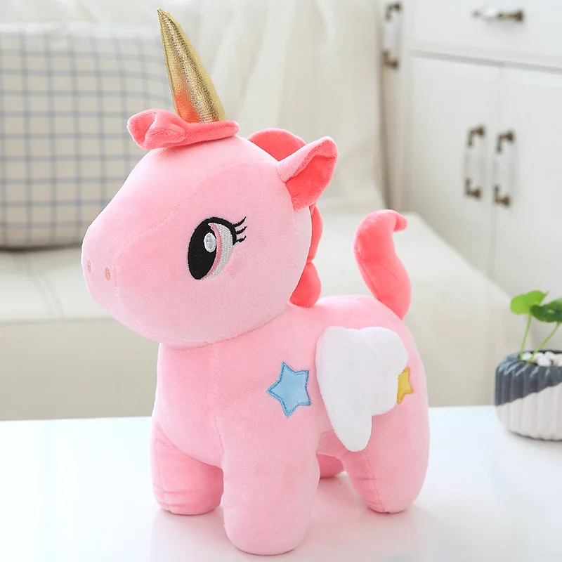 

25cm Cute Unicorn Plush Toy Unicornio Baby Souvenirs Wedding Gifts for Guests Kids Bridesmaid Gift Party Favors Present Supplies