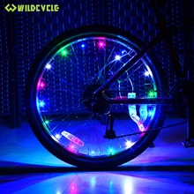 leadbike USB Rechargeable 20 Led Light For Bike Spokes Waterproof Hot Wheel MTB Cycling Lamp Bicycle Lights Bycicle Accessories