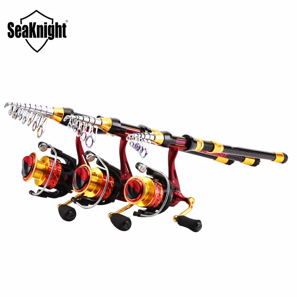 

SeaKnight REAVER+FENICE Fishing Rod Combo Telescopic Rod 1.8 2.1 2.4 2.7 3 3.6M+ 5.2:1 11BB Spinning Fishing Reel Fishing Tackle