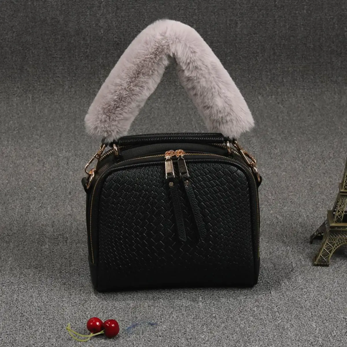 Aequeen 120/100/40 см DIY Замена сумка ремень для сумки женская сумка из меха ремни ручка для кошелек Ремни сумок, аксессуары для сумок из золотистой пряжкой - Цвет: Light gray 40cm