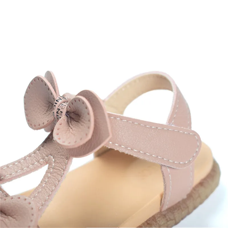 2019 Summer Kids Sandals For Girls Leather Bowtie Princess Toddler Girls Sandals Soft Sole Fashion Children Sandals Size 21-30 2019 Summer Kids Sandals For Girls Leather Bowtie Princess Toddler Girls Sandals Soft Sole Fashion Children Sandals Size 21-30