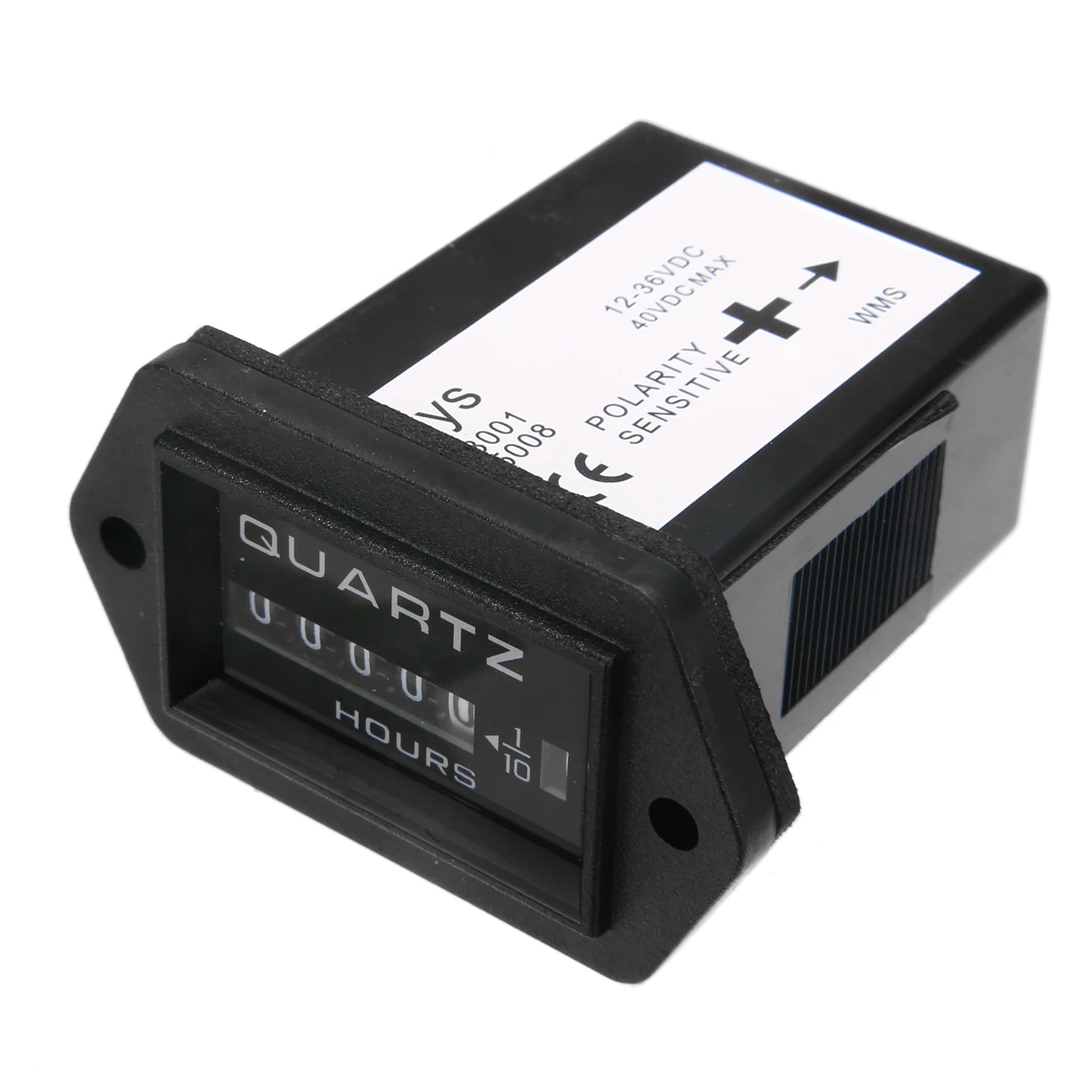 1PC 12V-36V LCD Display Car Truck Tractor Hour Meter Outboard Engine Rectangular Meter Car Truck  Motorcycle Replacement