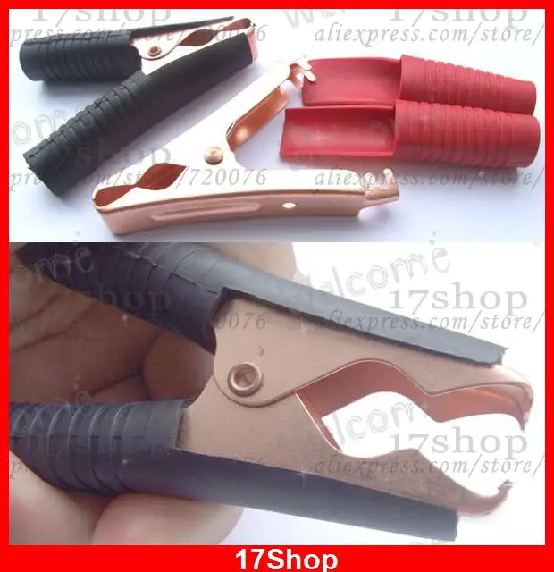 

2 PCS 90MM 100A ALLIGATOR Test Clamp CAR BATTERY CLIPS